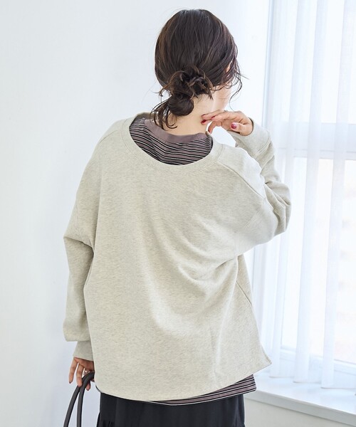 セール】【セットアイテム】2wayヘンリーネック裏毛プルオーバー