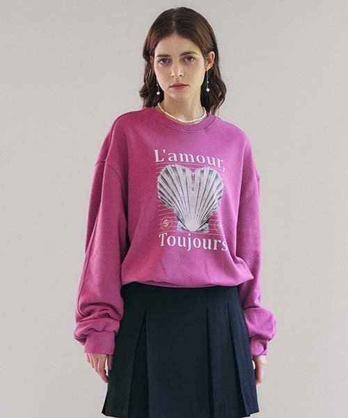 Clam Heart Man to Man_Purple