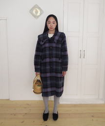 FUN FROM FUN（ファンフロムファン）の「Sailor Collar Overfit Coat, Navy（チェスターコート）」