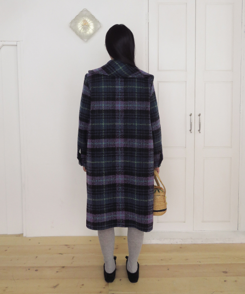 FUN FROM FUN(ファンフロムファン)の「Sailor Collar Overfit Coat, Navy(チェスターコート・レディース・その他・OS)」の6枚目の写真