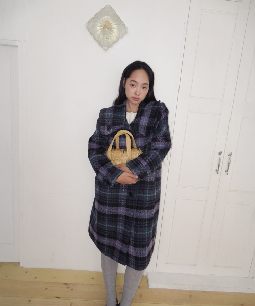 FUN FROM FUN(ファンフロムファン)の「Sailor Collar Overfit Coat, Navy(チェスターコート・レディース・その他・OS)」の7枚目の写真