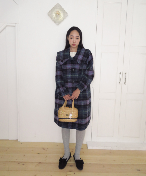 FUN FROM FUN(ファンフロムファン)の「Sailor Collar Overfit Coat, Navy(チェスターコート・レディース・その他・OS)」の8枚目の写真