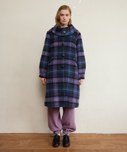 FUN FROM FUN(ファンフロムファン)の「Sailor Collar Overfit Coat, Navy(チェスターコート・レディース・その他・OS)」の13枚目の写真