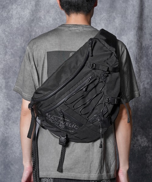 MAKAVELIC(マキャベリック)の「【RES】【MAKAVELIC】DELTA MESSENGER BAG(ボディバッグ/ウエストポーチ・メンズ・ブラック・FREE)」の9枚目の写真
