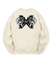 KMC0028 タイガーエックス 裏起毛 スウェット - クリーム