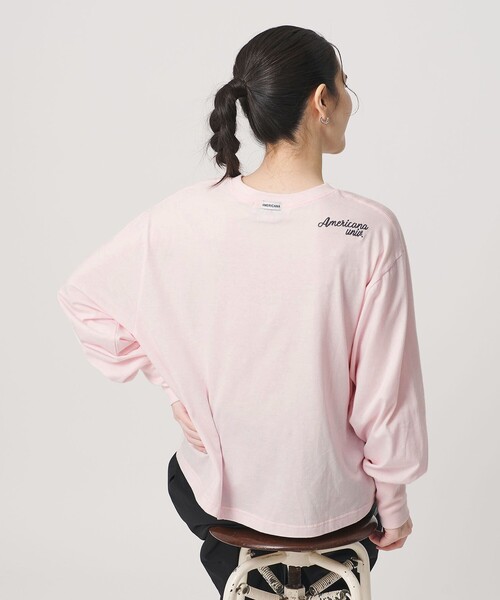 WEB限定/別注】＜Americana＞プリント ロングスリーブTシャツ（Tシャツ