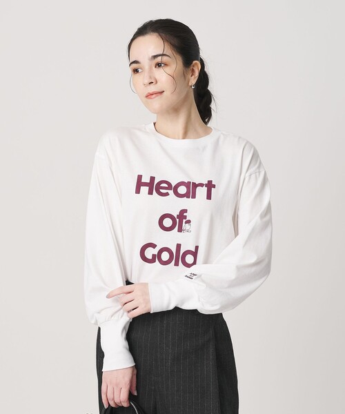 AMERICANA(アメリカーナ)の「【WEB限定/別注】<Americana>プリント ロングスリーブTシャツ(Tシャツ/カットソー・レディース・ナチュラル/ライトピンク/ホワイト・FREE)」の4枚目の写真