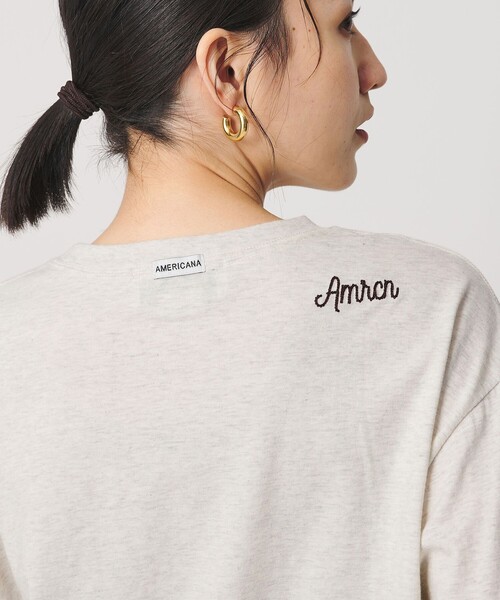 WEB限定/別注】＜Americana＞プリント ロングスリーブTシャツ（Tシャツ