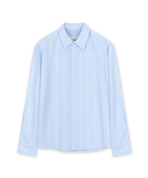 BESLOW(ビースロー)の「RELAXED CHECK SHIRT SKY(シャツ/ブラウス・メンズ・その他・SMALL/MEDIUM/LARGE/X-LARGE)」の1枚目の写真