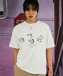 MIDSUN（ミッドサン）の「Haze Berry Tee-Ivory（Tシャツ/カットソー）」