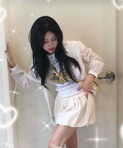 ARI(アリ)の「CUDDLY BALLOON SKIRT PANTS / BEIGE(スカート・レディース・ベージュ・FREE)」の6枚目の写真