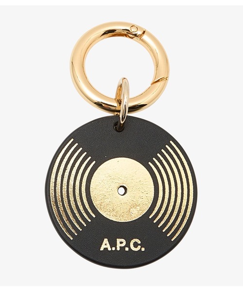 A.P.C.(アーペーセー)の「PORTE-CLEFS VINYL(キーホルダー・レディース・ブラック・ONESIZE)」の1枚目の写真