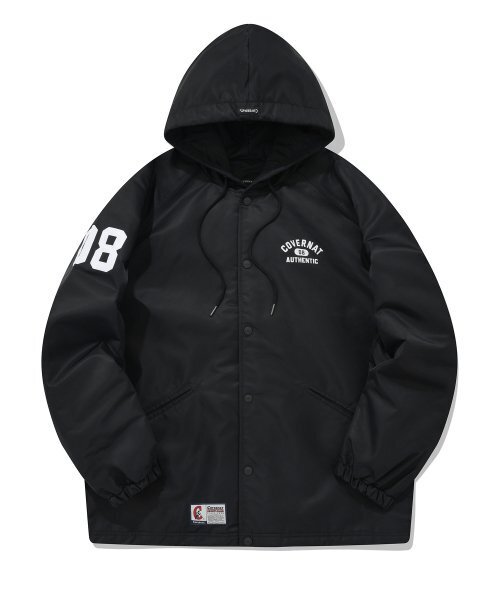 COVERNAT(カバーナット)の「スポーツクラブフードパーカージャケットブラック(ナイロンジャケット・レディース・その他・LARGE/MEDIUM/SMALL/X-LARGE)」の1枚目の写真