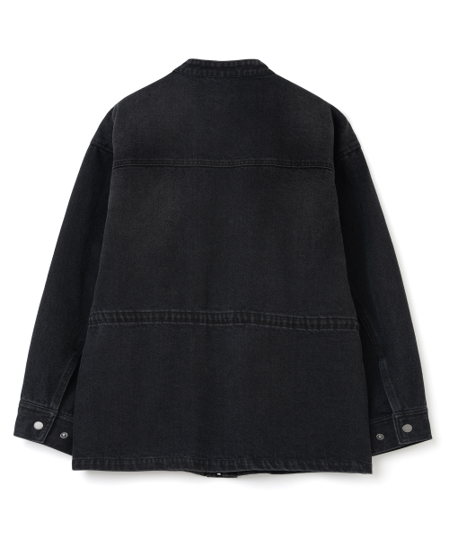 MILLO WOMEN（ミロウーマン）の「デニムオーバーワークジャケット[ブラック]（デニムジャケット・レディース・その他・SMALL/MEDIUM）」の2枚目の写真
