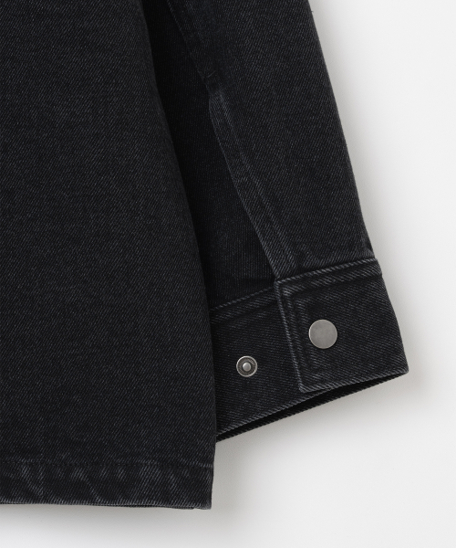 MILLO WOMEN（ミロウーマン）の「デニムオーバーワークジャケット[ブラック]（デニムジャケット・レディース・その他・SMALL/MEDIUM）」の7枚目の写真