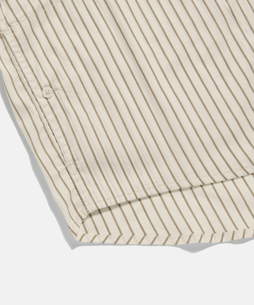 ESPIONAGE（エスピオナジ）の「Hooded Over Shirt Jacket Ivory Stripe（シャツ/ブラウス・メンズ・その他・MEDIUM/LARGE/X-LARGE）」の10枚目の写真