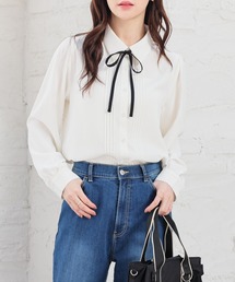 Honeys（ハニーズ）の「リボン付ブラウス（シャツ/ブラウス）」