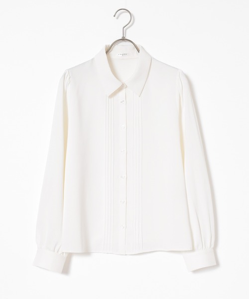 Honeys（ハニーズ）の「リボン付ブラウス（シャツ/ブラウス・レディース・ベージュ/ホワイト・L/M/SS/LL/S）」の14枚目の写真