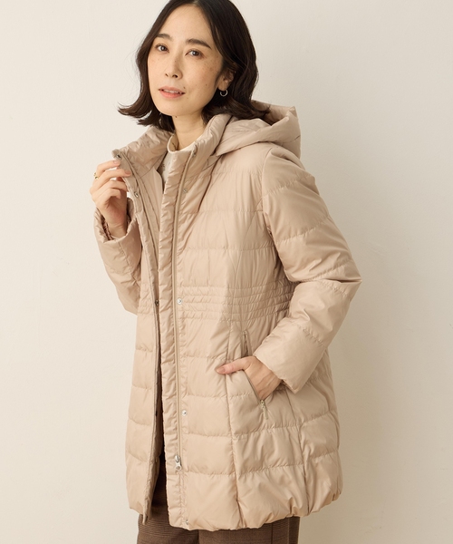 ダウンコート　お値下げしました。¥80.000→¥50.000(定価30万円) ブラック152510024601で予約受付中】フード付ダウンコート【2サイズ