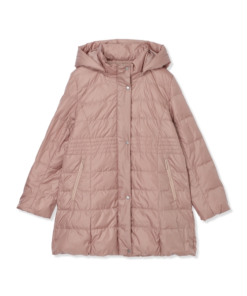 セール】【ダウン80%・フェザー20%】ロングダウンコート【撥水・洗える