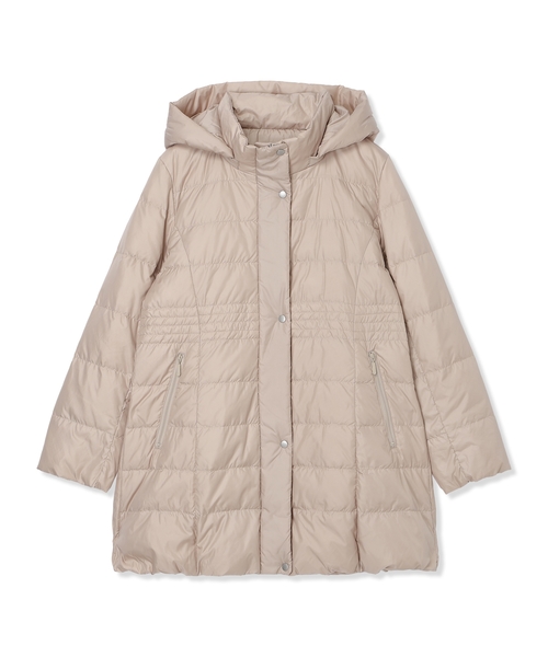 セール】【ダウン80%・フェザー20%】ロングダウンコート【撥水・洗える