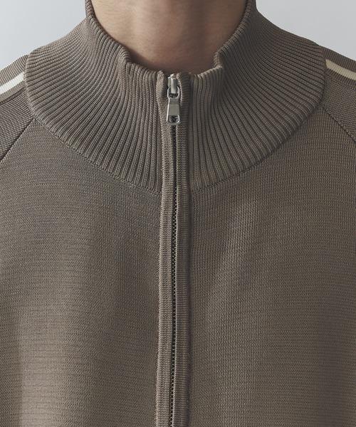 Lui's（ルイス）の「VISミラノリブトラックジャケット（ブルゾン・メンズ・モカ/ブラック・S/M）」の7枚目の写真