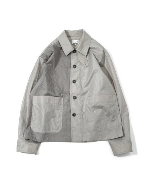 HORLISUN(ホーリーサン)の「Capital Crease Front Jacket Light Gray(ナイロンジャケット・レディース・その他・LARGE)」の1枚目の写真