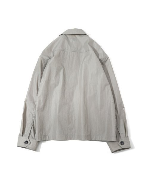 HORLISUN(ホーリーサン)の「Capital Crease Front Jacket Light Gray(ナイロンジャケット・レディース・その他・LARGE)」の3枚目の写真
