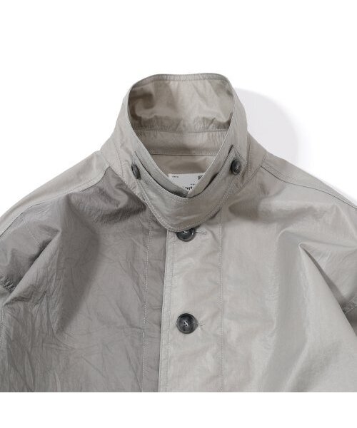 HORLISUN(ホーリーサン)の「Capital Crease Front Jacket Light Gray(ナイロンジャケット・レディース・その他・LARGE)」の5枚目の写真