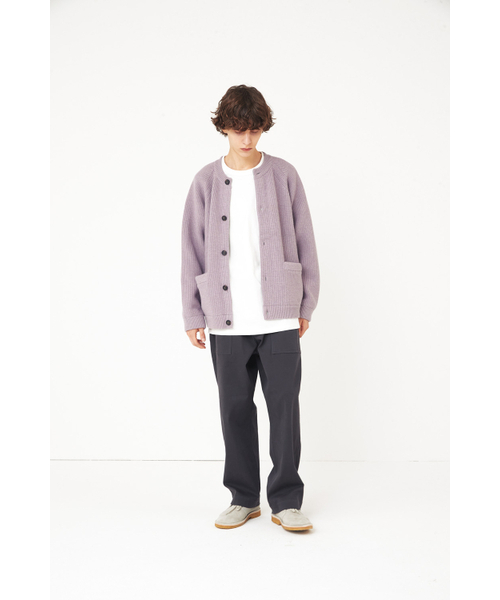 HORLISUN(ホーリーサン)の「Annette Superfine Wool Heavy Rib Knit Cardigan Lavender(カーディガン/ボレロ・レディース・その他・LARGE/MEDIUM)」の11枚目の写真