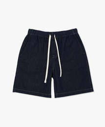 PLAC（プラック）の「ノンフェイドバンディングバミューダデニムショーツL03ダークインディゴ（その他パンツ）」
