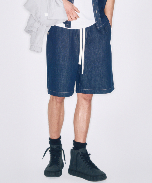 PLAC（プラック）の「ノンフェイドバンディングバミューダデニムショーツL03ダークインディゴ（その他パンツ・メンズ・その他・SMALL/MEDIUM/LARGE/X-LARGE）」の4枚目の写真