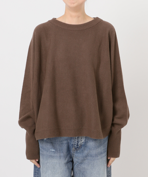 WEB限定 / 追加》バルキーヤーンドルマンロングリブニット（ニット