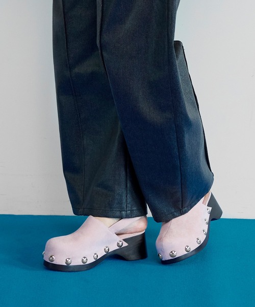 Volume Studded Wood Clogs/ボリュームスタッズウッドサボ（その他