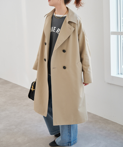 新色あり / 追加》TICCA / ティッカ テントトレンチコート（トレンチ