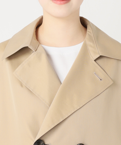 Spick & Span（スピックアンドスパン）の「《新色あり / 追加》TICCA / ティッカ テントトレンチコート（トレンチコート・レディース・ネイビー/ベージュ・MEDIUM）」の15枚目の写真