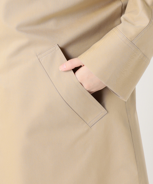Spick & Span（スピックアンドスパン）の「《新色あり / 追加》TICCA / ティッカ テントトレンチコート（トレンチコート・レディース・ネイビー/ベージュ・MEDIUM）」の19枚目の写真
