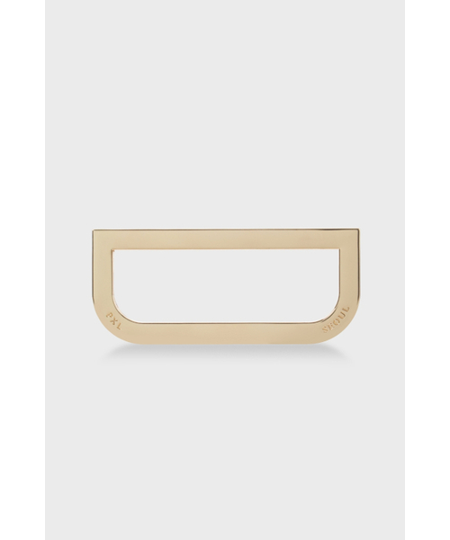 PROXY.L(プロキシエル)の「Metal Grip Slim Briefcase (Brown/Gold)(ビジネスバッグ・メンズ・その他・FREE)」の2枚目の写真