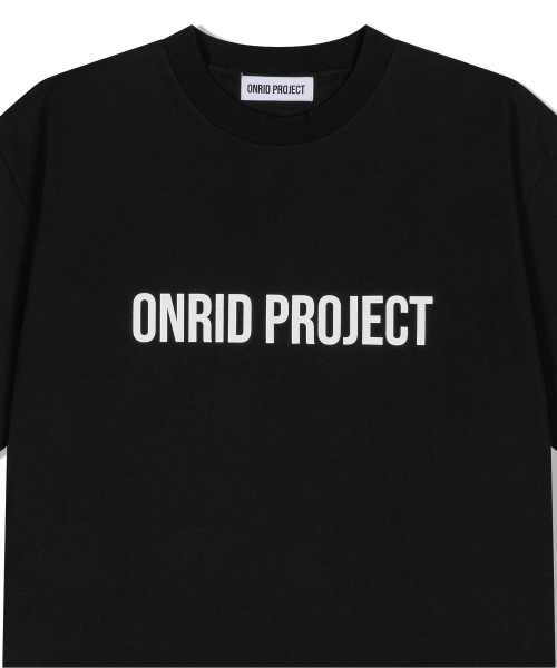 ONRIDPROJECT(オンリードプロジェクト)の「ビッグロゴTシャツ - ブラック(Tシャツ/カットソー・メンズ・その他・FREE)」の4枚目の写真