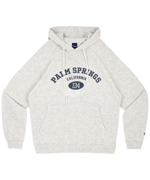 PALM SPRINGS HOODIE (MELANGE WHITE)