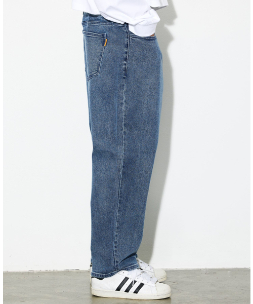 PHILIPPAKER(フィリップペイカー)の「ブルーベースベーシックテーパードバンディングデニムディープブルー(デニムパンツ・メンズ・その他・SMALL/X-LARGE)」の2枚目の写真