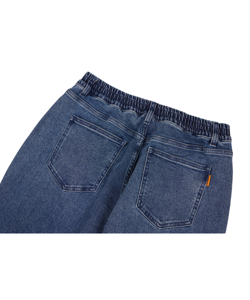 PHILIPPAKER(フィリップペイカー)の「ブルーベースベーシックテーパードバンディングデニムディープブルー(デニムパンツ・メンズ・その他・SMALL/X-LARGE)」の8枚目の写真
