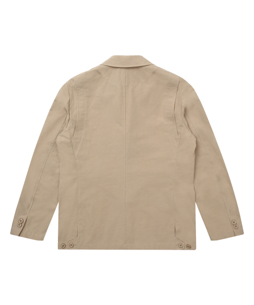 SOLEW(ソル)の「ワークウェアジャケット_ベージュ(テーラードジャケット・メンズ・その他・MEDIUM/X-LARGE/LARGE)」の2枚目の写真