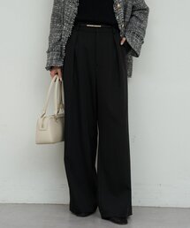 GALLARDAGALANTE | 【美シルエット】【手洗い可】タックワイドパンツ２(その他パンツ)