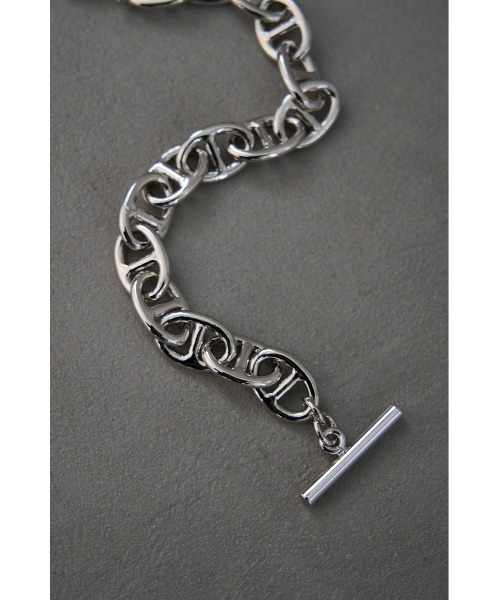 AZUL by moussy（アズールバイマウジー）の「ANCHOR CHAIN BRACELET（ブレスレット・メンズ・ゴールド/アンティークシルバー/ブラック/シルバー・FREE）」の14枚目の写真