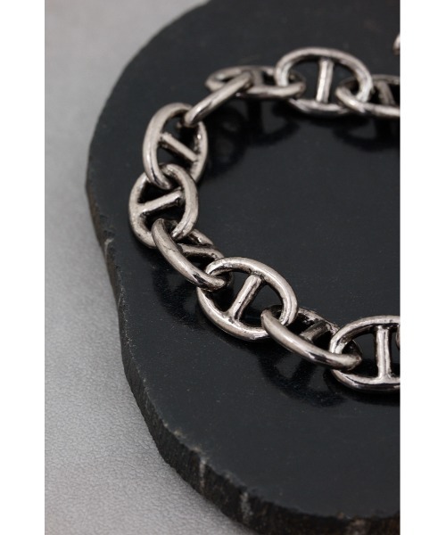 AZUL by moussy（アズールバイマウジー）の「ANCHOR CHAIN BRACELET（ブレスレット・メンズ・ゴールド/アンティークシルバー/ブラック/シルバー・FREE）」の20枚目の写真