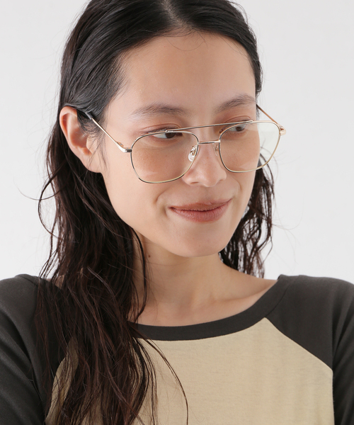 AIM(エイム)の「《追加》aim/エイム ssallai SSALLAIOPTICAL(メガネ・レディース・シルバー/ゴールド・FREE)」の4枚目の写真