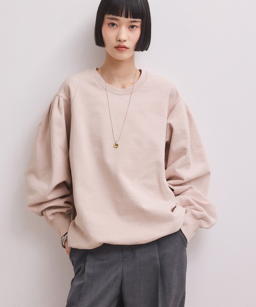 ADAM ET ROPE'（アダムエロペ）の「【WEB限定】ボリュームスリーブスウェット（スウェット・レディース・オフホワイト/ホワイト系その他5/ブラック/ピンク・FREE）」の20枚目の写真