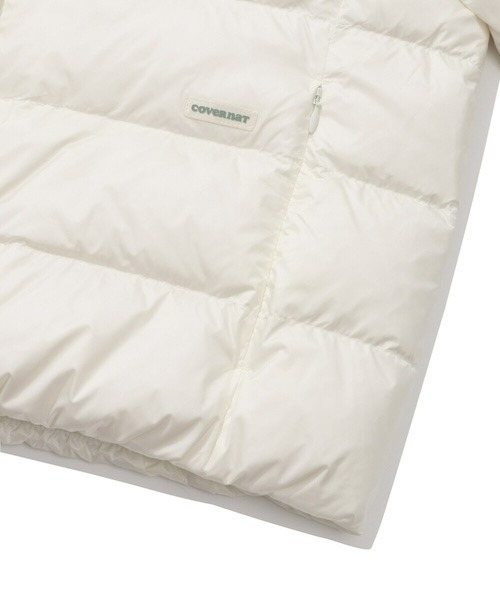 COVERNAT（カバーナット）の「RDS WOMEN'S COVERLITE COLLARLESS DOWN JUMPER（ダウンジャケット/コート・レディース・ライトブルー/アイボリー・MEDIUM/SMALL）」の10枚目の写真
