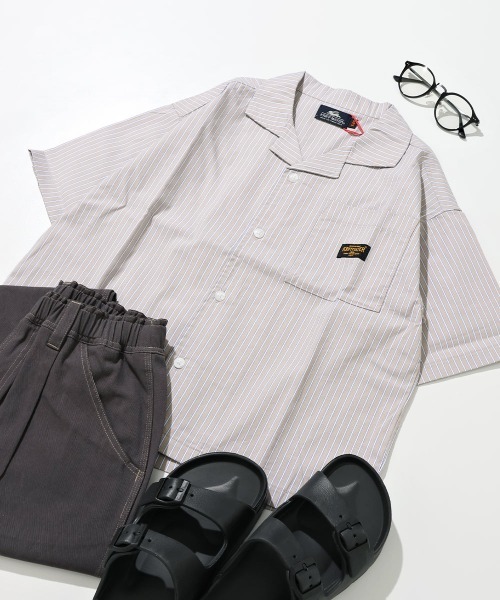 KRIFF MAYER Kid's Collection（クリフメイヤーキッズコレクション）の「【綿100％】おでかけ開襟シャツ（シャツ/ブラウス・キッズ・ブラック/オフホワイト/ベージュ/イエロー・120/130/140/160/170/150）」の3枚目の写真